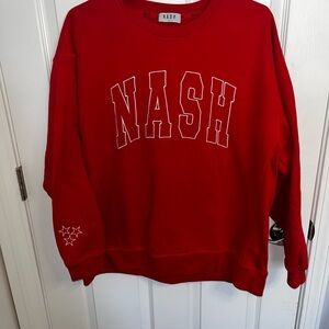 Red Crew Neck Sweater
